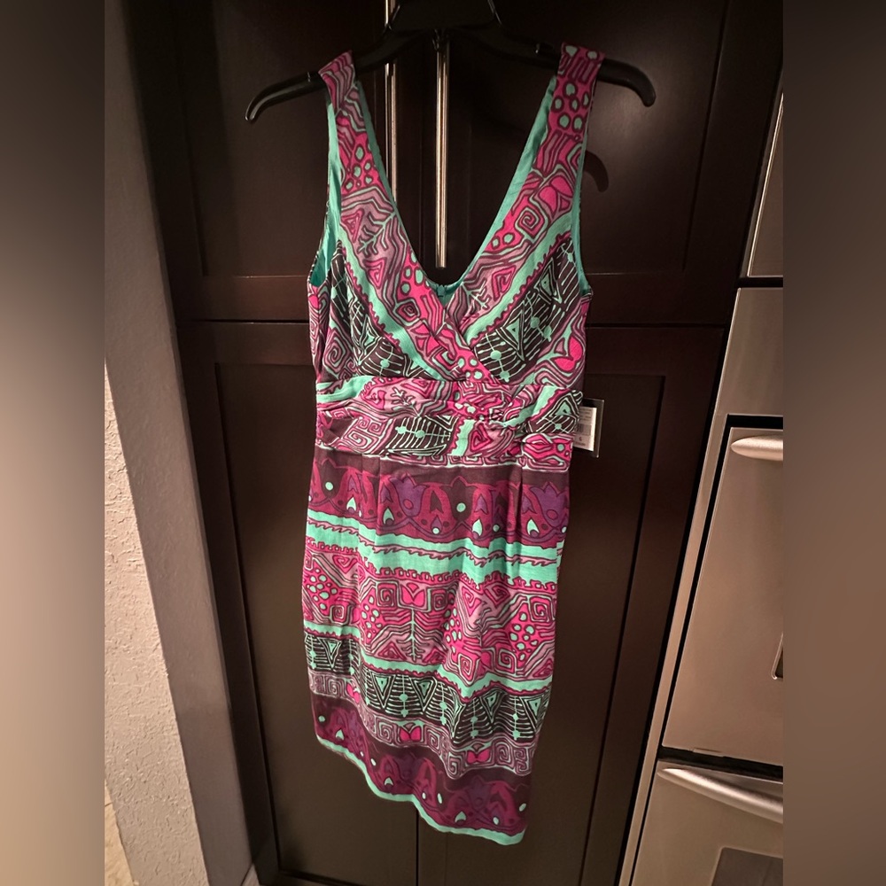 Nanette Lepore Stylish Multicolor Patterned Dress